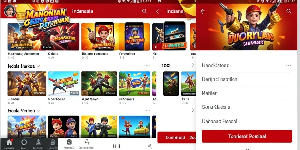 Tampilan antarmuka yang modern dan menarik.
