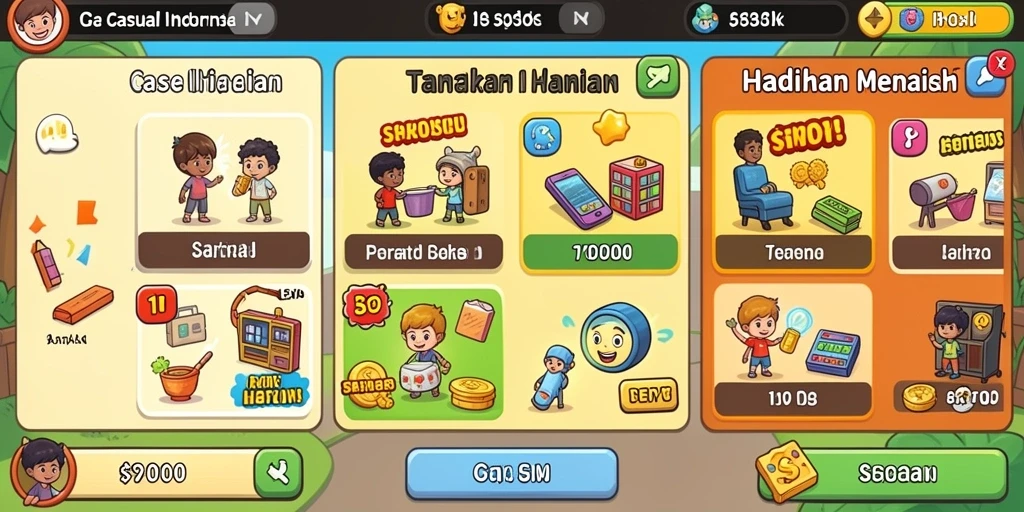 Tampilan awal UH77 yang memikat dan interaktif.