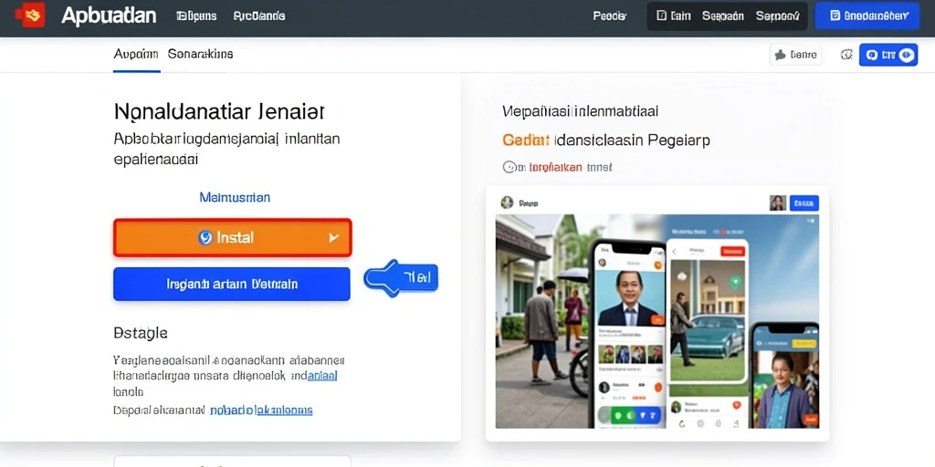 Tampilan menu utama yang menawan dan intuitif.