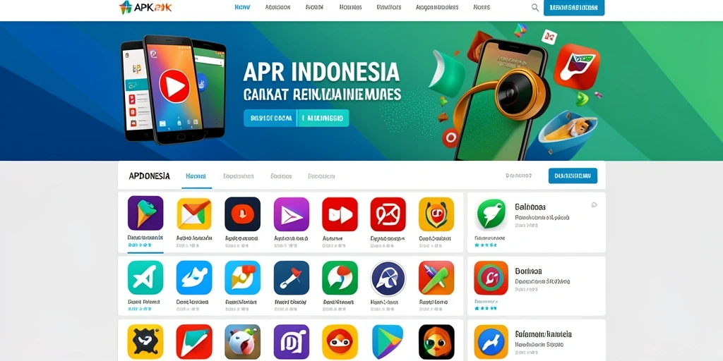 Tampilan awal yang menarik dan penuh warna.